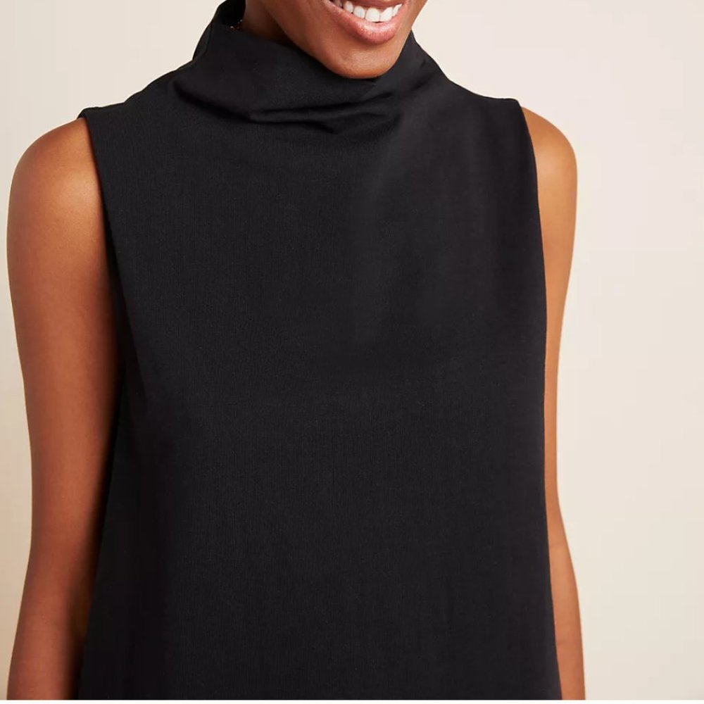 Anthropologie Fiona Knit Mock Neck Tunic Dress - Picture 2 of 13